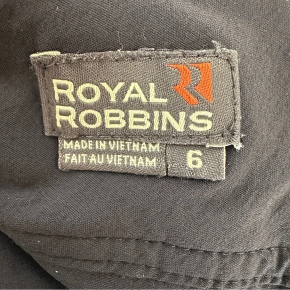 Royal Robbins Black Quick Dry Hiking Travel Skort Stretch Women’s 6 - Picture 5 of 12